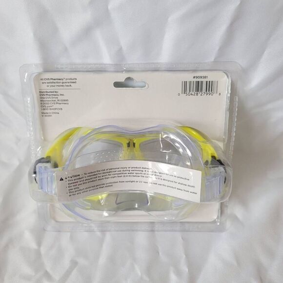 Sun & Sky Neon yellow adult swim mask - Picture 4 of 4